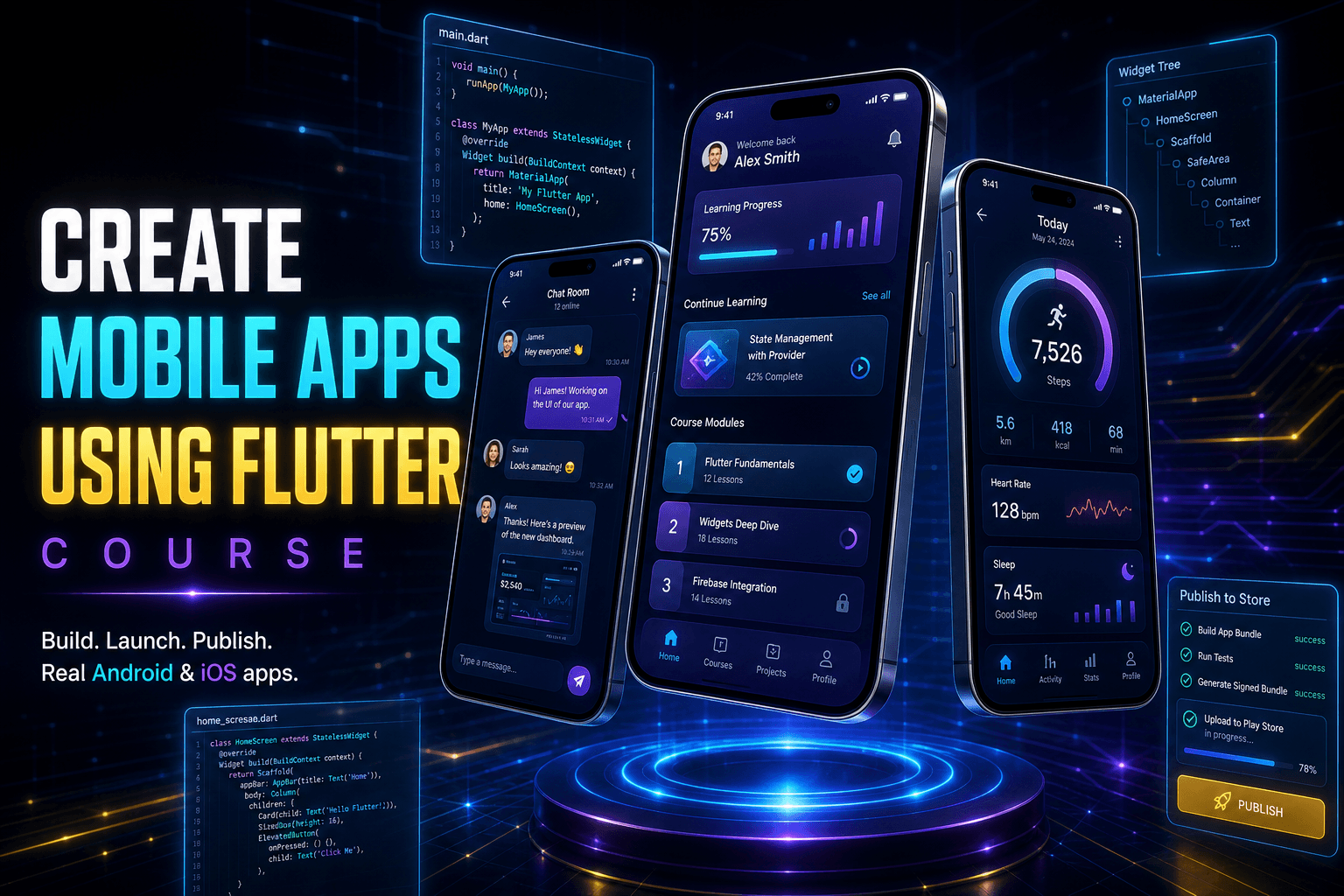 Create Mobile Apps Using Flutter